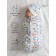 Lightning diaper with a hat with a cap of Amarobaby Soft Hugs "Flowers", height 68-74 cm