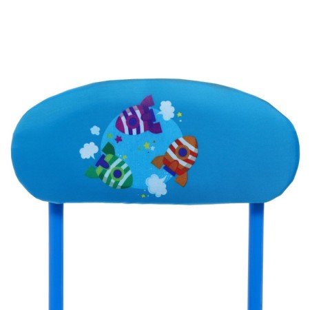 Children's chair "rockets", blue color-2