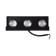 Facade lamp “Cascade”, FSD-093, 3 W, 3000K, 3 rays, IP65, 220 V, metal, black