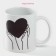 Homeleon mug ceramic shade Warm Up, 350 ml, 12 × 8 × 9.5 cm, white color