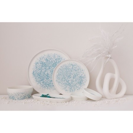 Porcelain dessert plate Magistro "Lunar Ocean", D = 22 cm-6