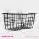 Basket on Velcro Dolyana, 29 × 12 × 11.5 cm, black color