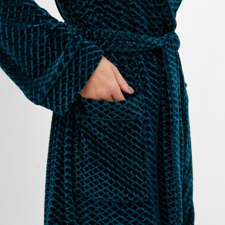 Women's robe KAFTAN "velvet" p. 44, green-4