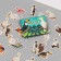 Stickers for creativity "Exotic birds" embossing gold set 48 pcs 9x7x0.8 cm