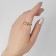 Ring "mood" a couple of hearts, color gold, dimensionless