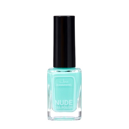 Nail polish with Nude Collection gel effect, tone 391, pale turquoise, 12 ml