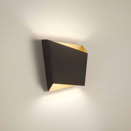 Wall lamp mantra asimetric, GX53, 1x12W, 197x78x215 mm, black color-1