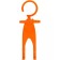 Universal holder Mr.flex, silicone, orange