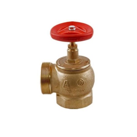 Firefighter valve "Apogee", corner 90 °, kPLM 50-1, DU 50, 1.6 MPa, clutch-chapka