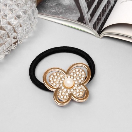 Hair elastic band "Imojin" butterfly, 5 cm-1