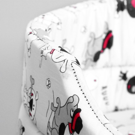 Lynchyka Poplin Perseiline Le-2 No. 2 43 x 30 x 16 "Dogs"-3