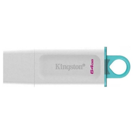 USB flash drive 64 GB Kingston DT Exodia White KC-U2G64-5R USB 3.2 / turquoise ring-1