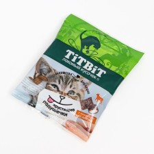 Titbit crispy pillows for cats, with a paste of lamb, 30 g