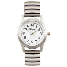 Women's watch, d-2.8 cm, metal strap, silver