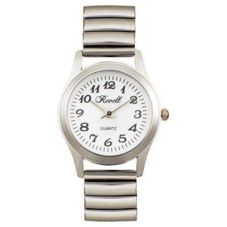 Women's watch, d-2.8 cm, metal strap, silver