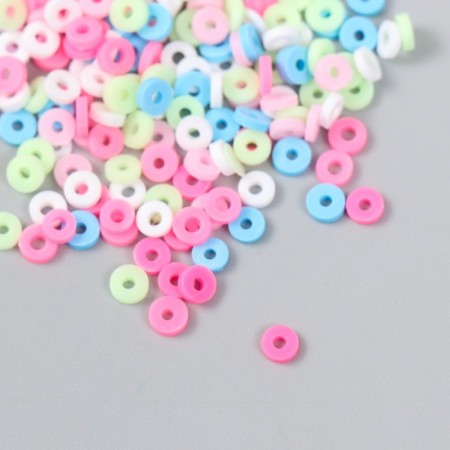 Beads for PVC Creativity "Summer Rings" set ≈ 330 pcs 0.1x0.4x0.4 cm-1