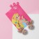 Children's earrings "chosen" hare, brown color