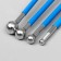 A set of tools for giving the form to Foamiran 4 pcs 14x7 cm