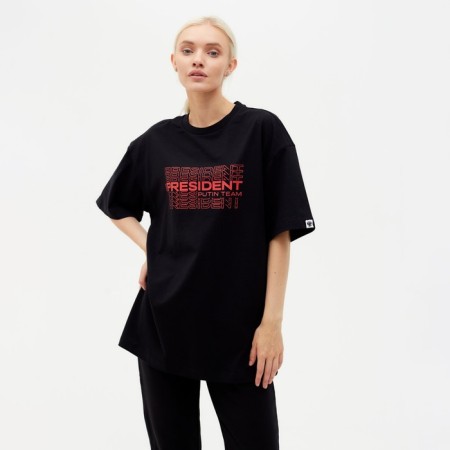President T -shirt, size s, black color-5