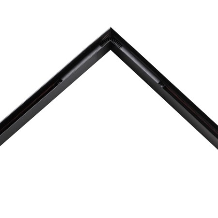 Connector L-shaped flum, black color-5