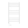 Electric towel Laris Astor ChK9, 350x700 mm, 9 crossbars, left, white