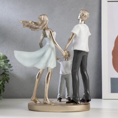 Souvenir Polystone "Family Round dance" 24.5x18.5x12 cm-2