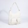 Luggage bag with a zipper, 3 outer pockets, white color