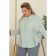 Female blouse, size 48, mint color