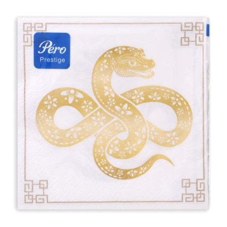 New Year's napkins Paper Pro Prestige "Talisman", 3 layers, 33x33 cm, 20 pcs-2