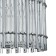 Suspended Indigo, 12025/7p Chrome. 7x40W, E14, 600x600x375/1575 mm, transparent color
