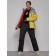 Ski jacket female winter, size 44, yellow color