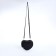 Bag Women's Cross-Bodi with a zipper, black color