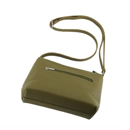 Women's bag (B2793-02140) genuine leather, green, 1x210x25 cm-1