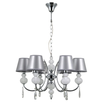 Ceiling light Gerhort G111100/6CR+WT GR, 6x40W, E14, 80x64x64 cm, white color