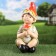 Garden figure "Boy Kesha in a hat of fly agaric" 40x20cm