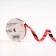 Plastic tape "gloss stars", 1.2cm x 45m, red