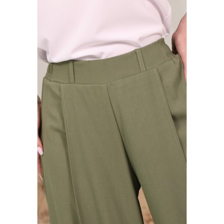 Women's pants, size 44, khaki color-4