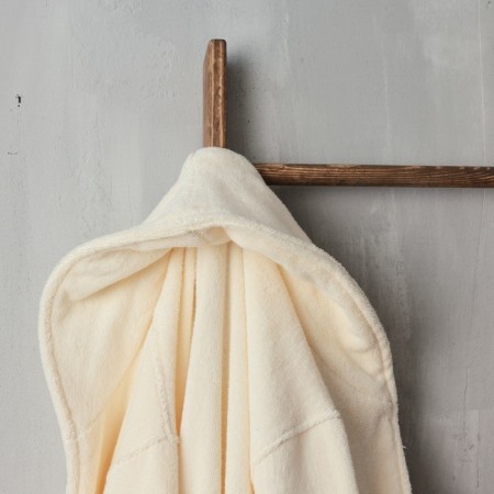 Tainted female bathrobe SL Home: Basic "Aivori", size S, 100% cotton, 420 g/m2-5