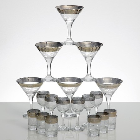 Mini-bar 18 objects: Martini 190 ml + glass 55 ml + pile 50 ml-3