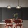 Suspended lamp Eurosvet gem 50262/1, E27, 1x60W, 250x250 mm, black color