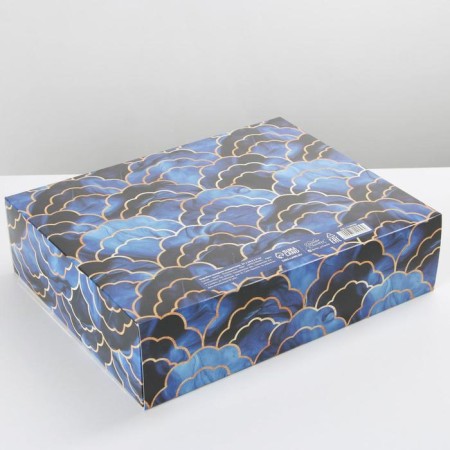 Gift folding box, packaging, “texture”, 31 x 24.5 x 8 cm-2
