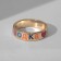 Ring with the inscription "vodka", color in gold, 17 size
