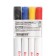 Food marker 2-third, set 4 colors (red, blue, yellow, black)