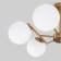 Ceiling Lamp EUROSVET FROST 70154/6, E27, 6x60W, 720x720x314 mm, brass color
