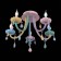 Ceiling Ceiling ST LUCE. SL1700.782.05. Fiata. 5x40 watts, E14, 58x58x45 cm, colorful color