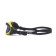 ATEMI N5301 swimming glasses, silicone, black/yellow color