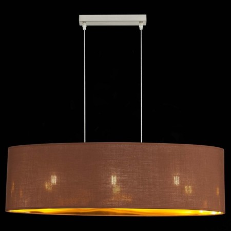 Suspended EVOLUCE lamp. Sle300583-03. Brescia. 3x40 watts, E27, 75x22x22 cm, Nickel color-1