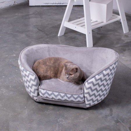 Sulperion Teddy, 75x45x36 cm, furniture fabric, size S, gray-2