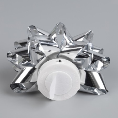 LED toy "Balt-star" 9 × 6 × 9 cm, batteries Lr44x3, glow of multi, silver-4