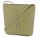 Bag Cross-Bodi with a zipper, green color